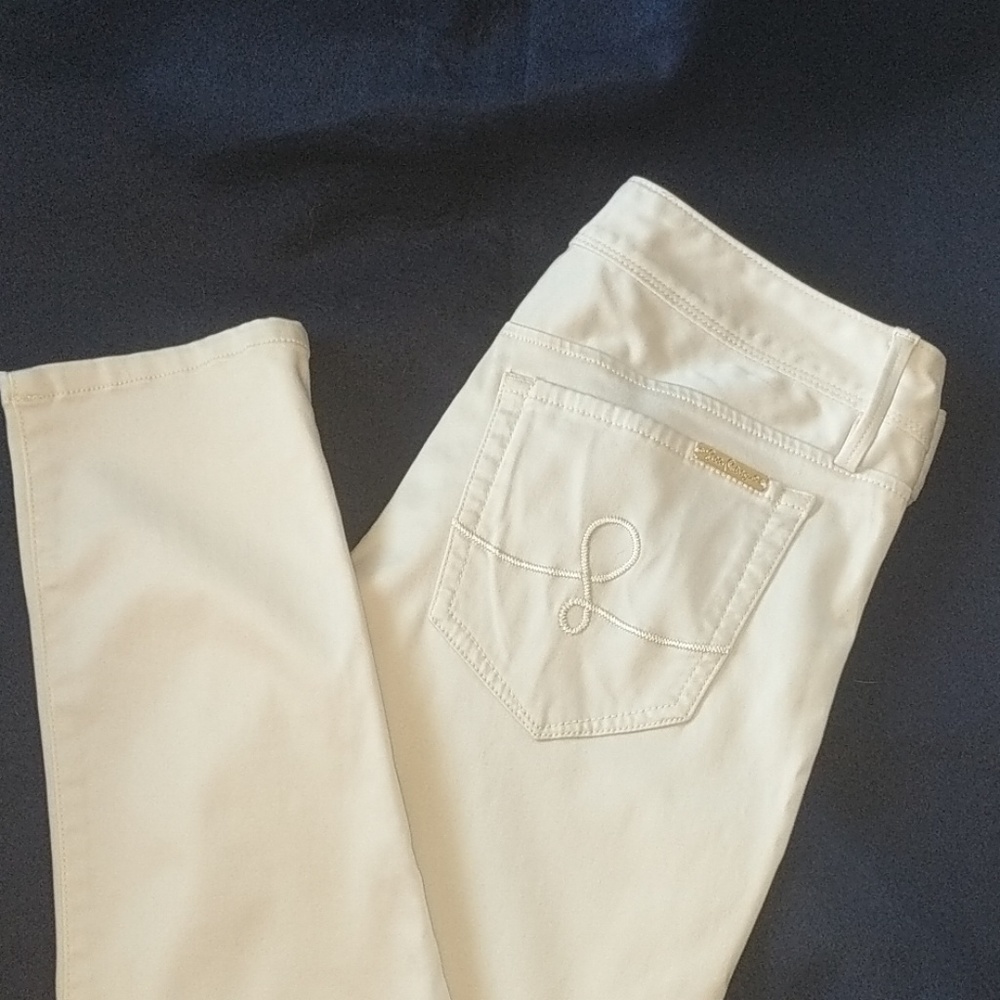 NWT Lilly Pulitzer Worth skinnies, sz 2 in moon
